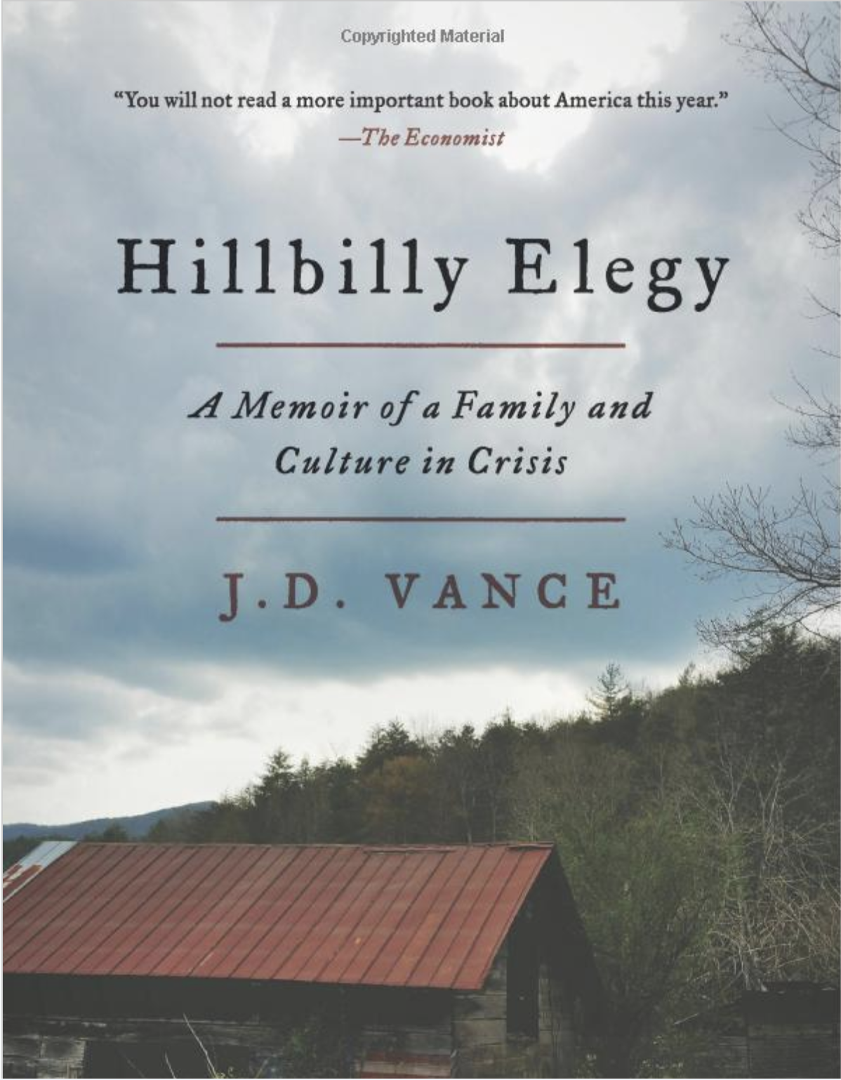 Featured image for “Hillbilly Elegy: A Memoir of a Family and Culture in Crisis”